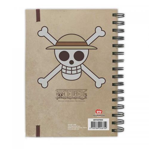 Cuaderno One Piece Wanted Luffy