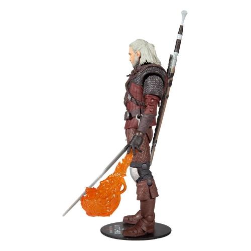 Figura Geralt Armadura Lobo The Witcher 3 18cm