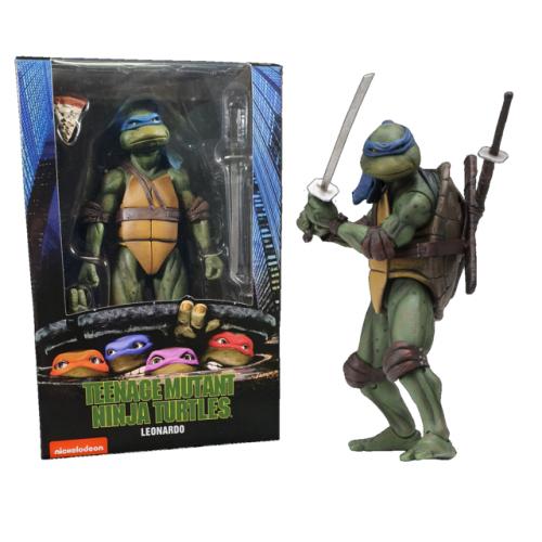 Figura Neca Leonardo Las Tortugas Ninja 1990