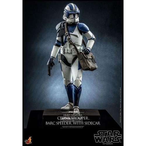 Figura Star Wars The Clone Wars Trooper & Barc Speeder