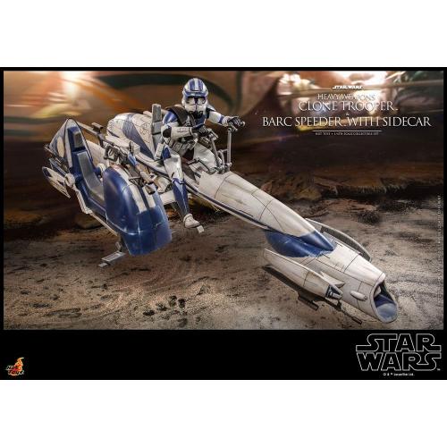 Figura Star Wars The Clone Wars Trooper & Barc Speeder