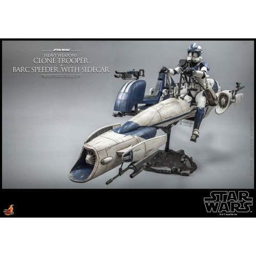 Figura Star Wars The Clone Wars Trooper & Barc Speeder