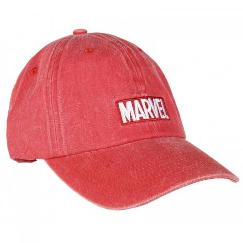 Gorra Curva Marvel Roja