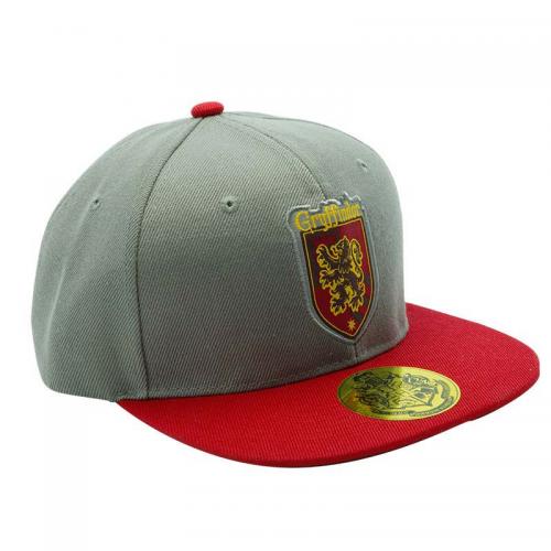 Gorra Harry Potter Gryffindor Gris y Rojo