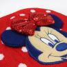 Gorro Infantil Brillo Minnie Disney Rojo