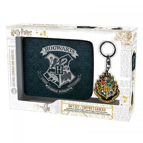 Harry Potter Pack Regalo Cartera + Llavero Hogwarts