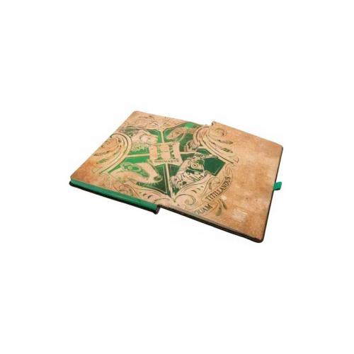 Libreta Cuaderno A5 Harry Potter Slytherin Premium