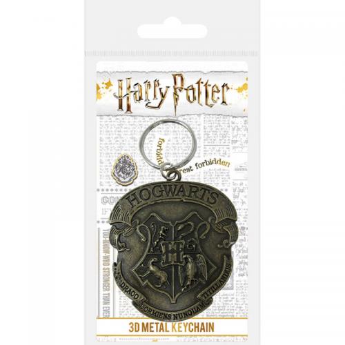 Llavero Harry Potter Escudo Hogwarts Metálico