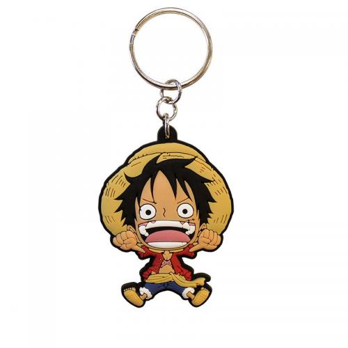 Llavero One Piece Luffy SD de Goma