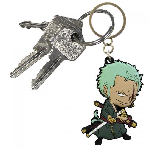 Llavero One Piece Zoro SD de Goma