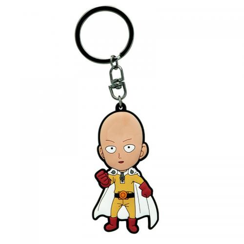 Llavero One Punch Saitama SD de Goma