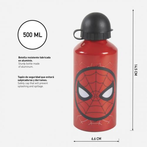 Mochila Botella Infantil 3D Spiderman Marvel