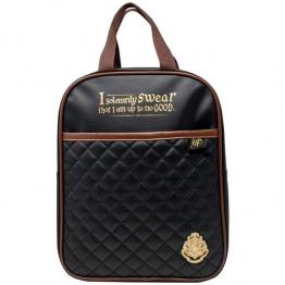 Mochila Negra Acolchada Hogwarts