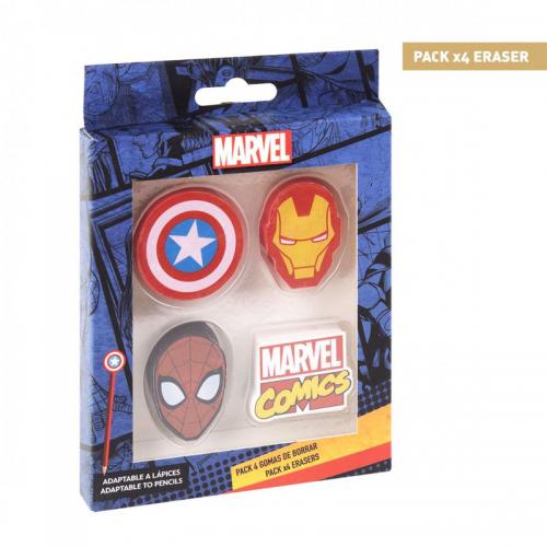 Pack Gomas de Borrar Marvel