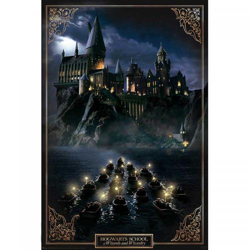 Póster Castillo Hogwarts Harry Potter