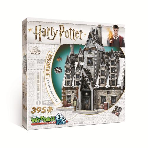 Puzzle 3D Harry Potter Hogsmeade Las Tres Escobas 395 piezas