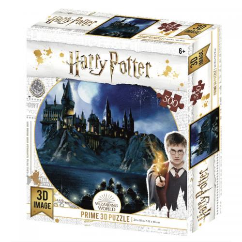 Puzzle Lenticular 3D Harry Potter Hogwarts 500 Piezas