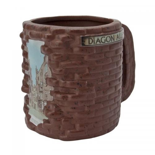 Taza Grande 3D Harry Potter Callejón Diagon