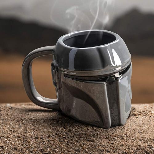 Taza 3D Grande Mandalorian Casco Mando