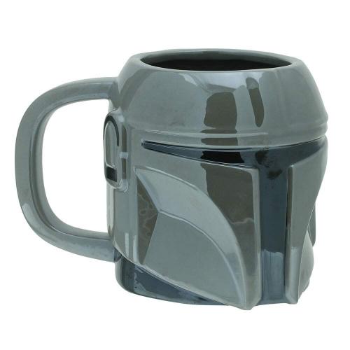 Taza 3D Grande Mandalorian Casco Mando