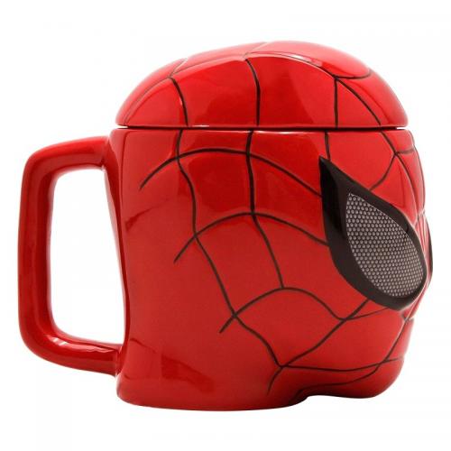 Taza 3D Spiderman Tapa Marvel