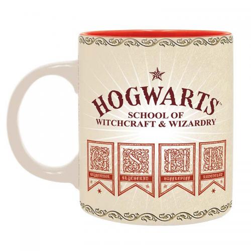 Taza Harry Potter las 4 Casas de Hogwarts